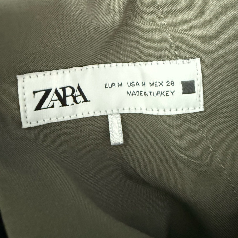 Zara Women's Olive Joggers - Picture 6 of 7